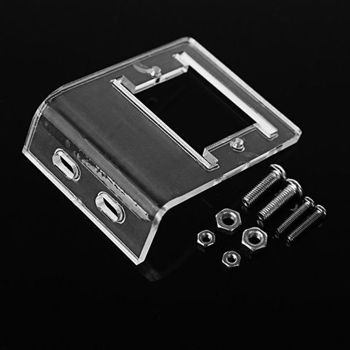 Immagine di Transparent Acrylic Bracket Module Case For HC-SR501 IR Pyroelectric Infrared Motion Sensor