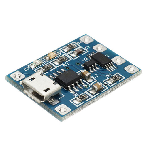 Immagine di Micro USB TP4056 Charge And Discharge Protection Module Over Current Over Voltage Protection 18650
