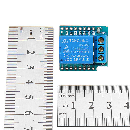 Picture of 1 Channel 5V Relay Module High Level Trigger For Mini D1 ESP8266 WiFi Module Extension Board