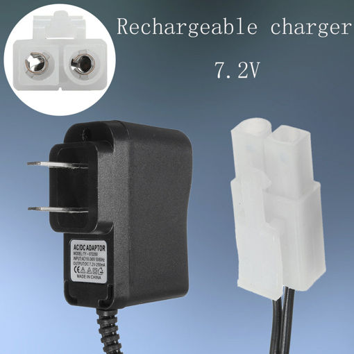 Picture of DC 7.2V Ni-CD Ni-MH Rechargeable RC Batterie Pack Chargeur Adaptateur Plug