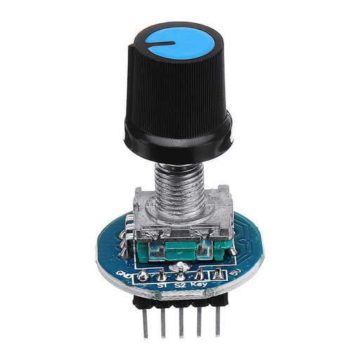 Picture of Rotating Potentiometer Knob Cap Digital Control Receiver Decoder Module Rotary Encoder Module For Ar