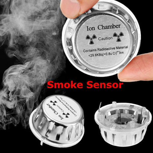 Immagine di Ion Chamber Metal Geiger Counter Check Fire Alarm Security System Source Smoke Tester Sensor
