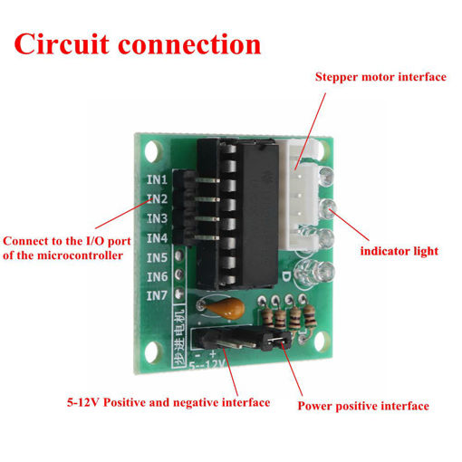 Picture of 5pcs ULN2003 Four-phase Five-wire Driver Board Electroincs Stepper Motor Driver Board