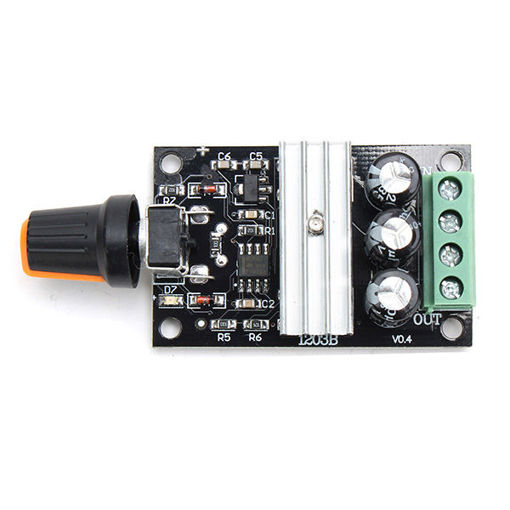 Picture of Geekcreit PWM DC Motor Speed Controller Speed Switch Module 6V/12V/24V/28V 3A 1203B
