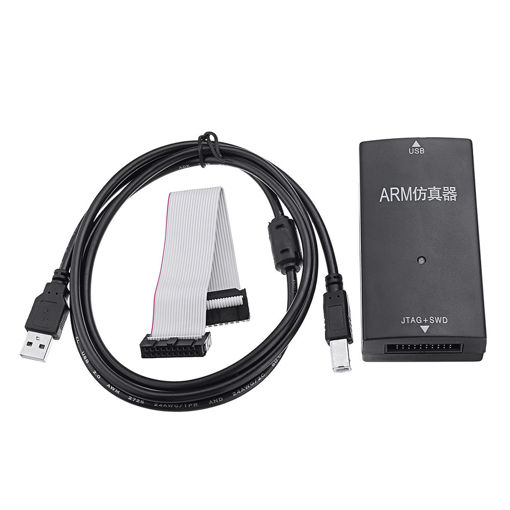 Immagine di J-Link JLink V8 USB ARM STM32 JTAG Emulator Debugger J-Link V8 High Speed Emulator Adapter
