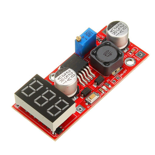 Immagine di LM2596 DC-DC Adjustable Voltage Regulator Module with Voltage Meter Display