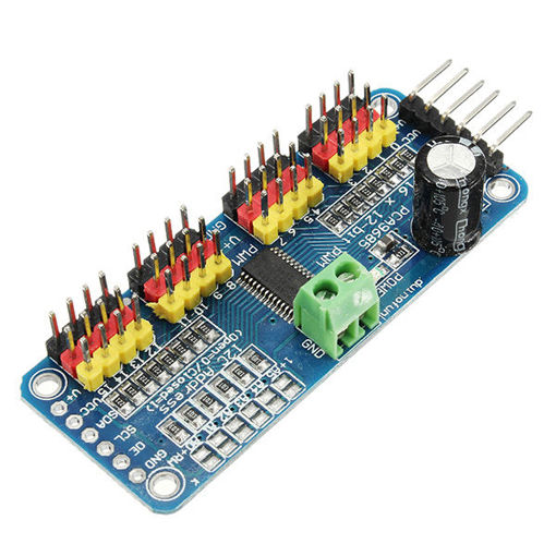 Picture of PCA9685 16-Channel 12-bit PWM Servo Motor Driver I2C Module For Arduino Robot