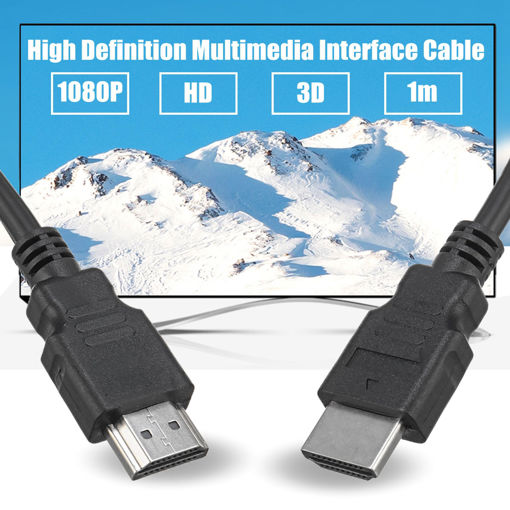 Immagine di 1M High Definition Multimedia 14mm Audio Cable for Video Game Console HD TV DVD Players DVR