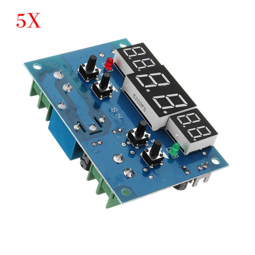 Picture of 5pcs XH-W1401 Intelligent Digital Display Temperature Controller Upper And Lower Limit Setting