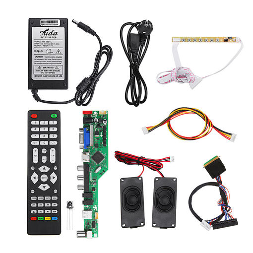 Picture of T.RD8503.03 Universal LED TV Controller LCD Driver Board Complete Kit 1CH 6bit 40Pins