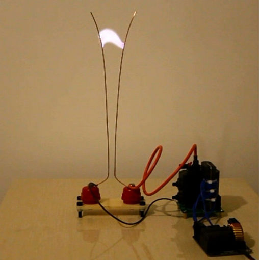Picture of Jacob Ladder + ZVS High Voltage Arc Power Supply Module DIY Student Experiment Kit