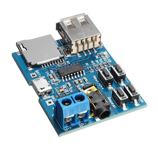 Picture of 20pcs MP3 Lossless Decoder Board With Power Amplifier Module TF Card Decoding Player