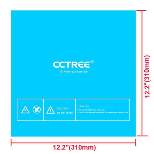 Immagine di CCTREE 3Pcs/Pack 310*310mm Blue Color Heated Bed Sticker For 3D Printer Reprap