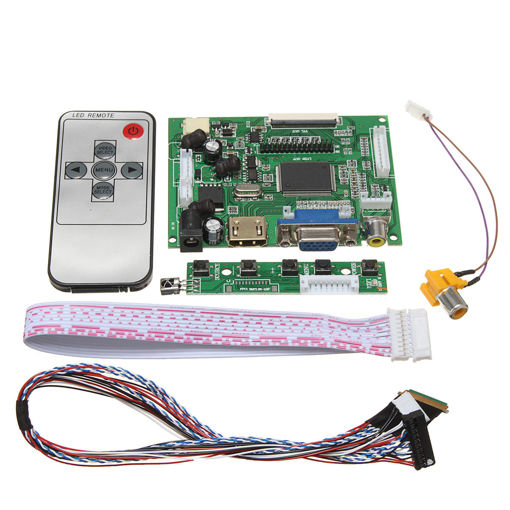 Picture of LCD Controller Board DIY Assembly Kit For 1366x768 15.6 Inch LP156WH4(TL)(A1) LED Screen