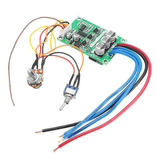 Picture of DC 12V-36V 500W High Power Brushless Motor Controller Driver Board Assembled No Hall