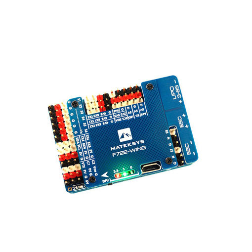 Immagine di Matek Systems F722-WING STM32F722RET6 Flight Controller Built-in OSD for RC Airplane Fixed Wing