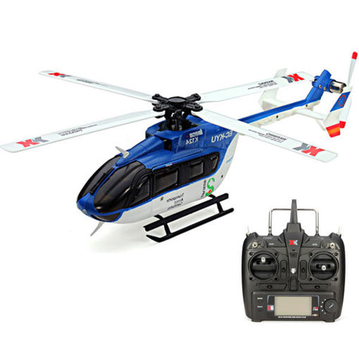 Picture of XK K124 6CH Brushless EC145 3D6G System RC Helicopter RTF