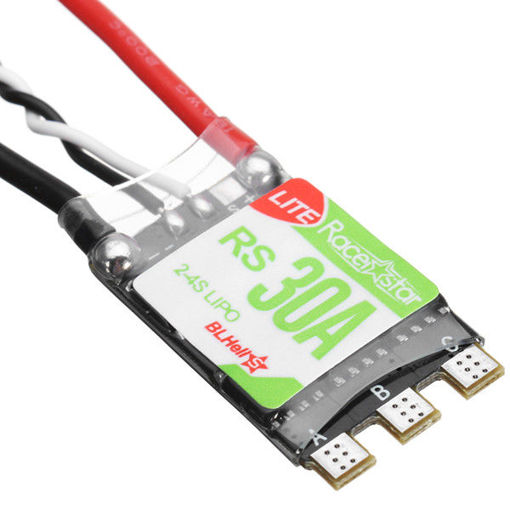 Immagine di Racerstar RS30A Lite 30A Blheli_S BB1 2-4S Brushless ESC Support Dshot150 Dshot300 for RC FPV Racing Drone
