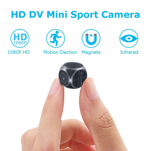 Picture of Mini 1920*1080P HD DV Recorder FPV Camera FOV 140 Degree Built-in Battery Support 32G SD Card