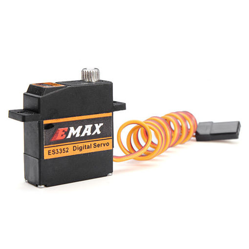 Picture of EMAX ES3352 12.4g Mini Metal Gear Digital Servo for RC Airplane