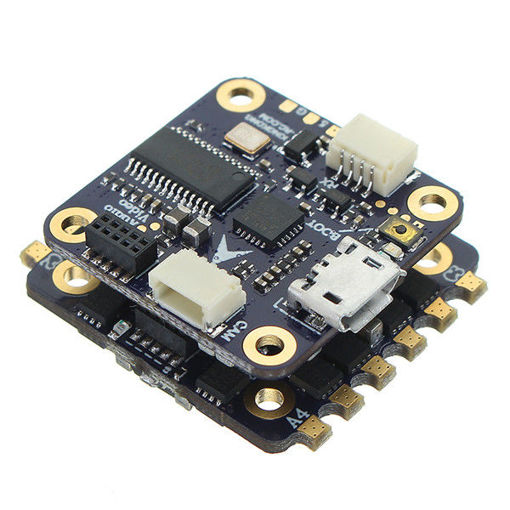 Picture of LDARC/Kingkong 20x20mm KK20 Flytower 20A BL_S ESC & Omnibus F4 Flight Controller w/ OSD for 200GT Racing Drone
