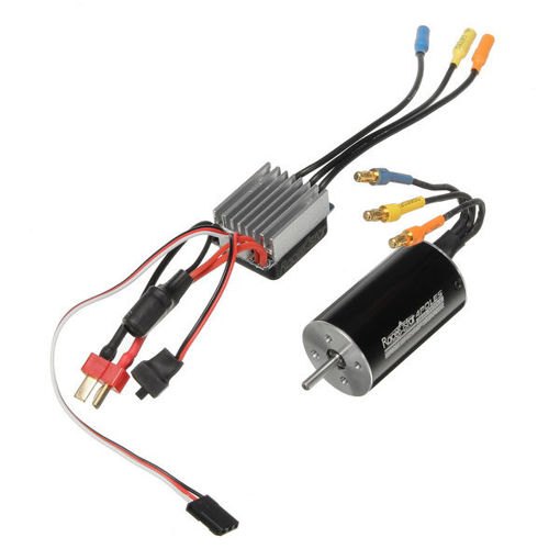 Picture of Racerstar 2845 Motor Brushless Waterproof Sensorless 35A ESC Combo 1/12 1/14 RC Car Parts
