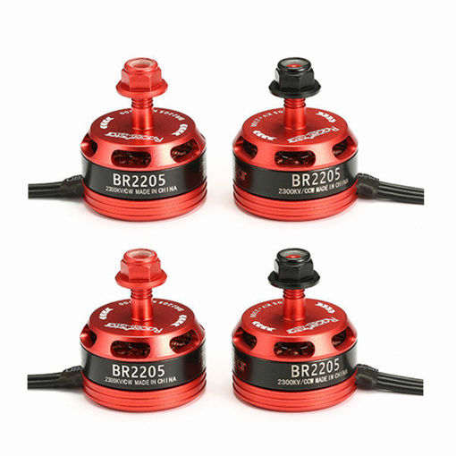 Picture of 4X Racerstar Racing Edition 2205 BR2205 2300KV 2-4S Brushless Motor For QAV250 ZMR250 RC Drone FPV Racing