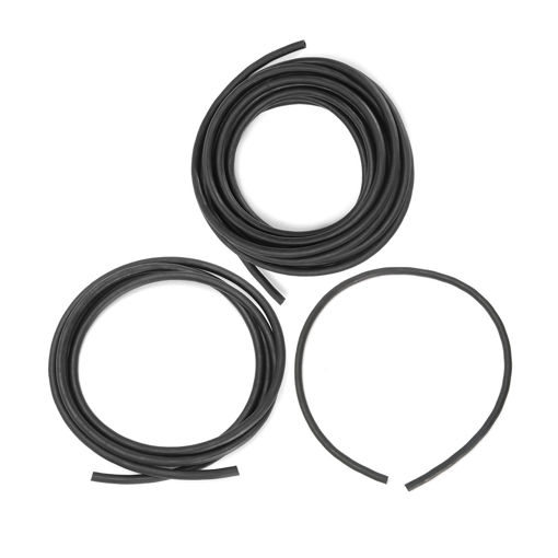 Picture of 1m 5m ID 6mm Rubber Reinforced Fuel Hose Tube Pipe Line Black for Petrol Oil Diesel