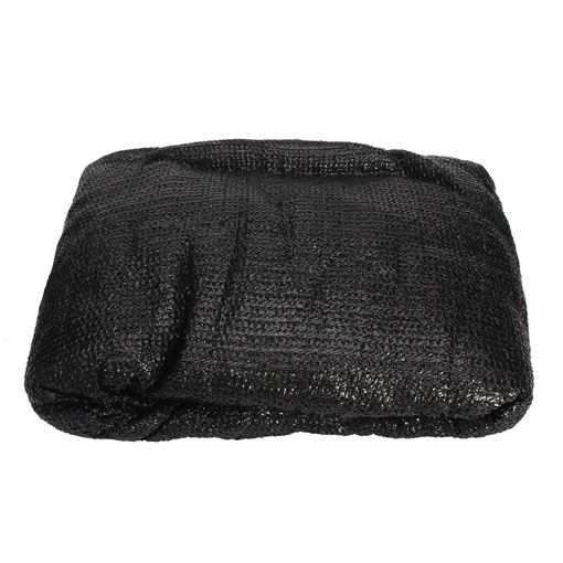 Picture of 2x4.5m Black Sunblock Shade Cloth 50% UV Resistant Fabric Tarp Greenhouse Plant Cover