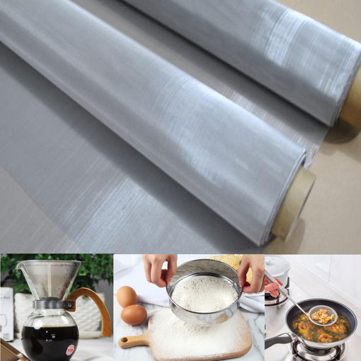 Picture of 3090cm Stainless Steel Woven Wire Cloth Filtration Screen 120 Mesh