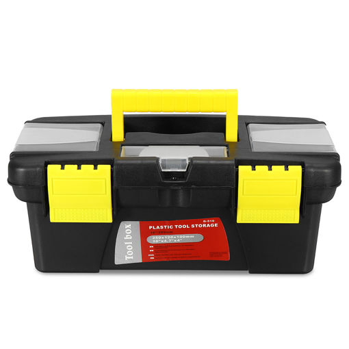 Immagine di 10 Inch Multifunctional Tool Box Portable Plastic Storage Toolbox